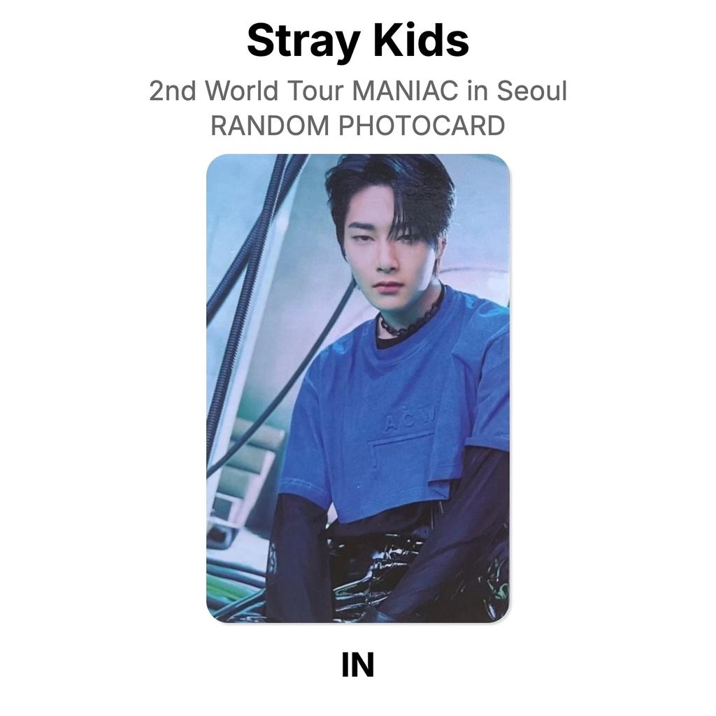 Stray Kids 2nd World Tour MANIAC In Seoul RANDOM PHOTOCARD Official Photocard