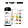 100Pcs 10-Parameter Cat & Dog Urine Test Strips Cat & Dog Uti Test Kit, Urinalysis Reagent Strips: Glucose, Specific Gravity