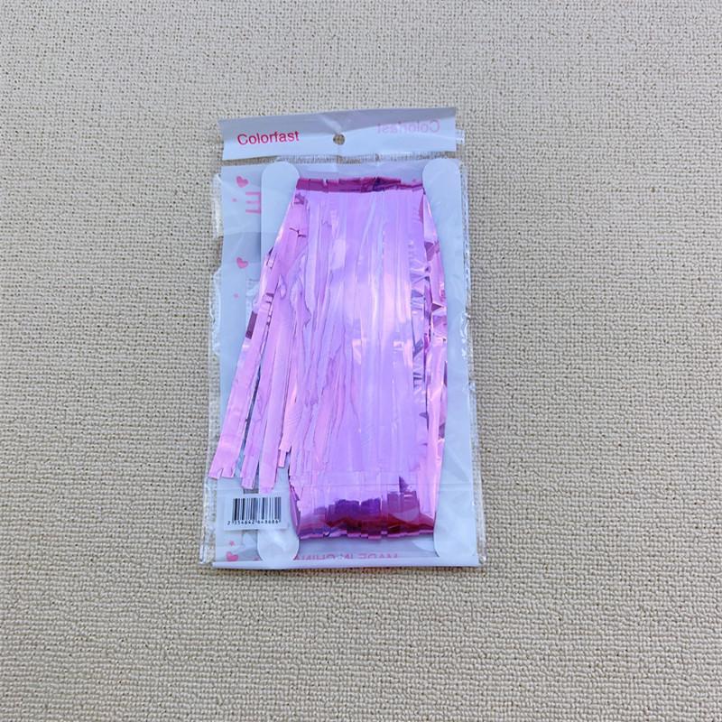 Children's First Birthday Laser Rain Curtain Tassel Balloons Decoration Set