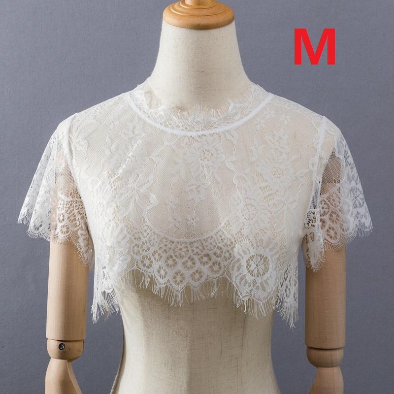 Elegant Black Fake Collar Lace Elegant Women Fake Half Shirt Detachable White False Collars Woman Neckwear Clothing Accessories