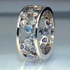 Exquisite Ring Hollow Inlaid With Ring Zircon Women'S Ring Jewelry