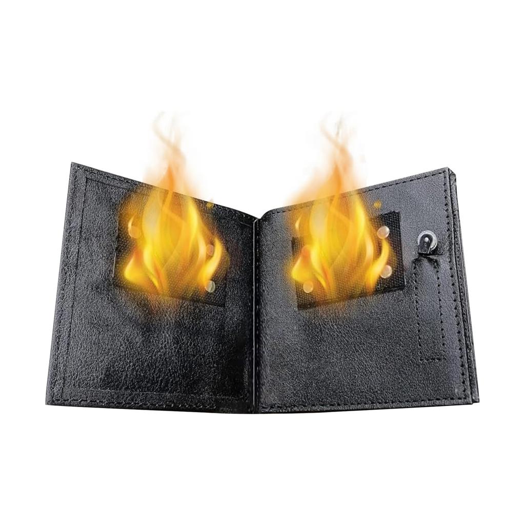 Premium Wallet For Magicians Flame Fire Wallet Prop: Stage And Street Shows Trick Show Lovers