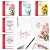 10Pcs/Set Elegant Thank You Card Folding Holiday Card  Mother's Day Gift Cards