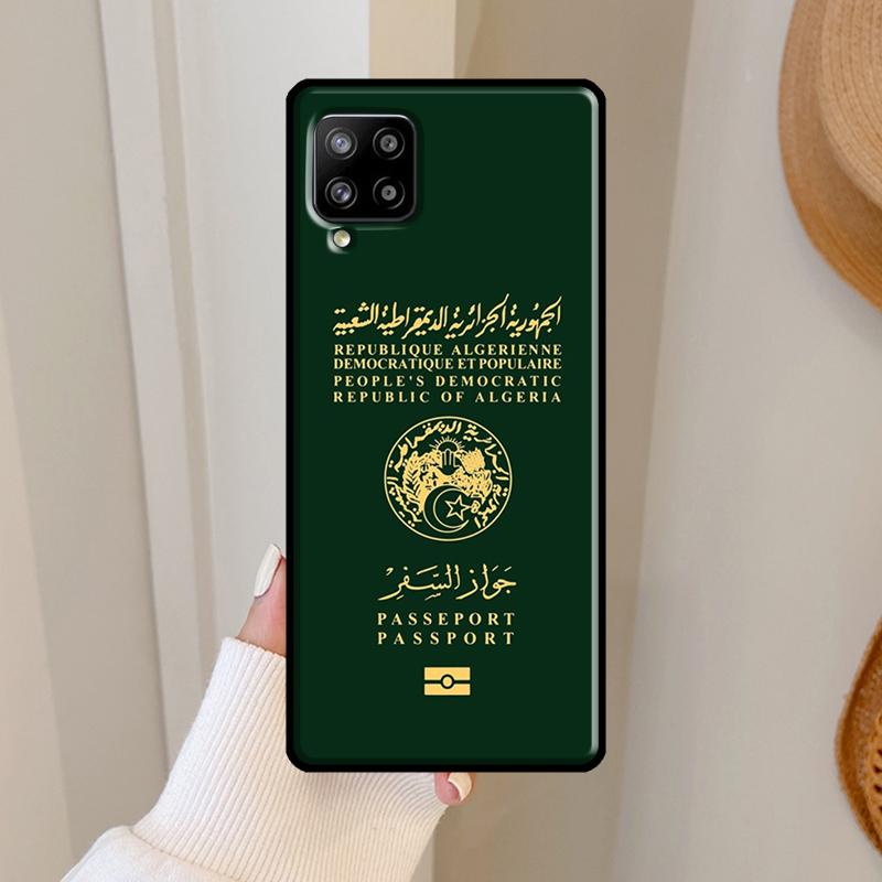 Algerian Algeria Passport Case For Samsung Galaxy A56 A36 A06 A13 A32 A12 A22 A52 A35 A26 A16 A55 A15 A54 A34 A14 A53