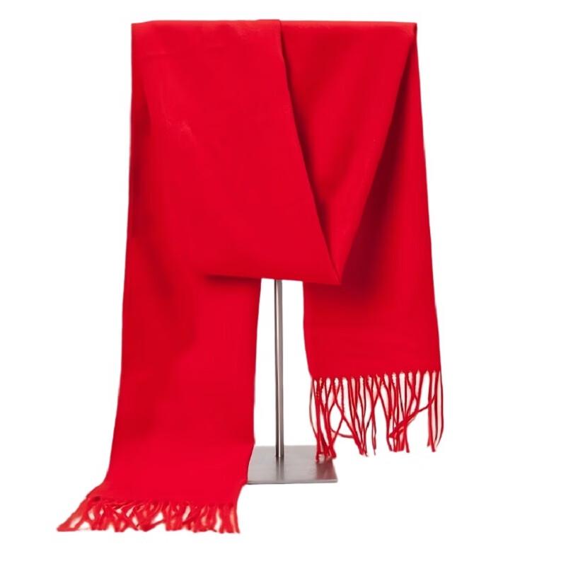 

Soft Red Scarf 34x200 cm