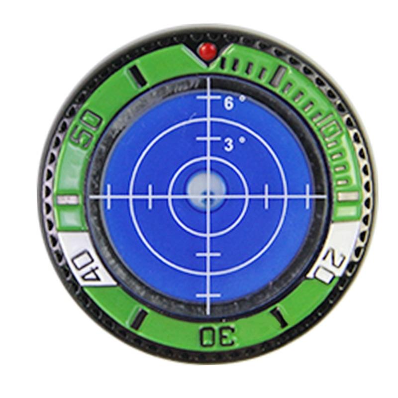 

Golfs Green Reader Golfball Marker Round Bubble Levels High Precision Golfs Putting Aid Bubble Levels Golfball Marker зелёный/синий