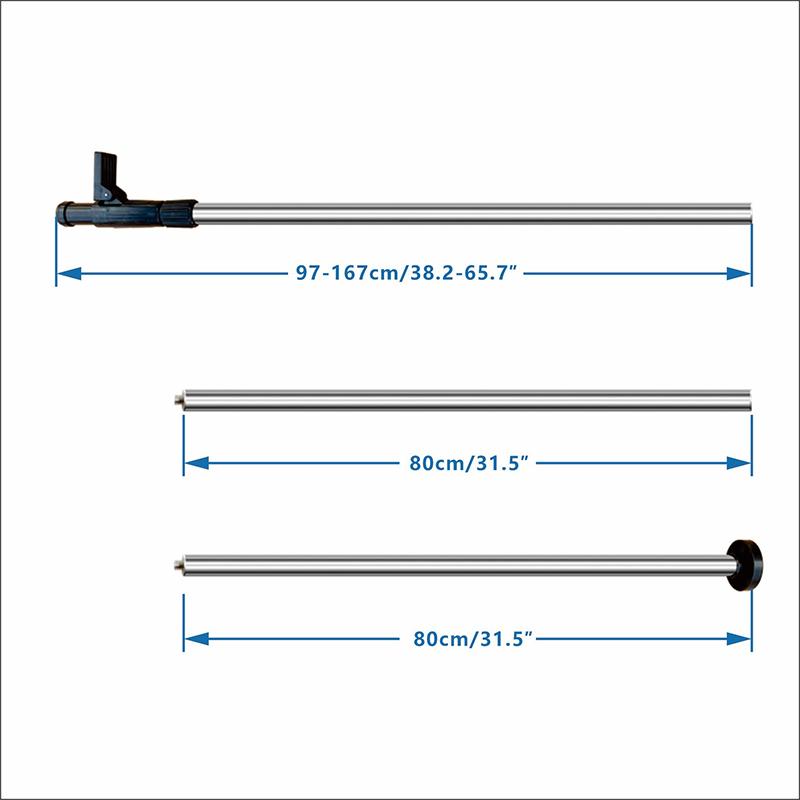 New Laser Level Telescopic Rod Woodworking Ceiling Installation Rod Multi-functional Gimbal Bracket Professional Lifting Tool