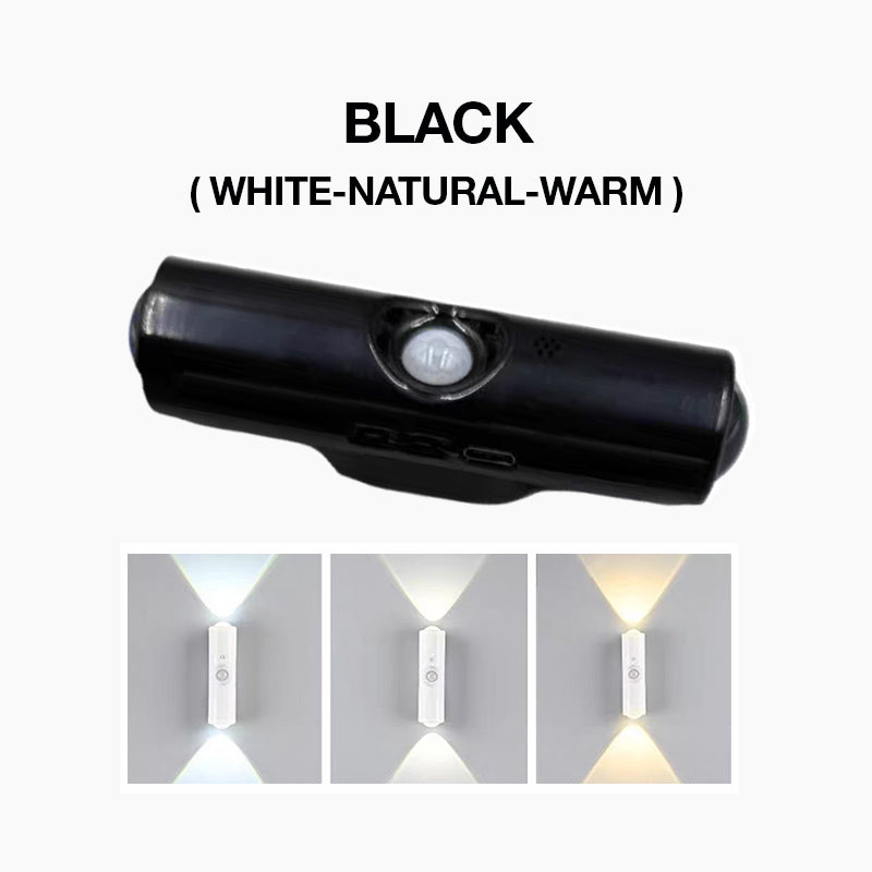 

Usb Rechargeable Motion Sensor Led Night Light Up Rgb Down Lamp Wall Indoor Lights Cordless Magnetic Living Door Monitor Ambient