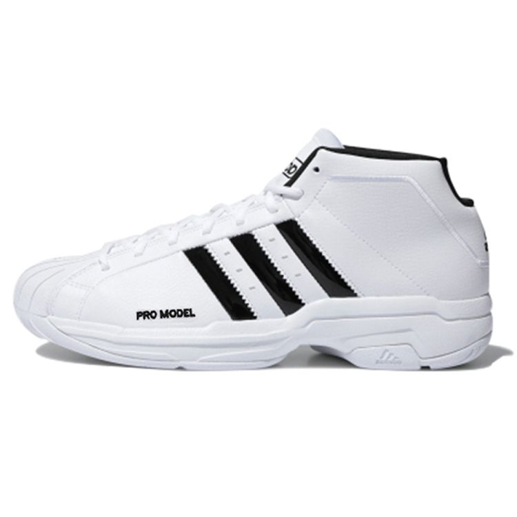 

Adidas Pro Model 2G White Men кроссовки Cloud-White Core-Black FW4344