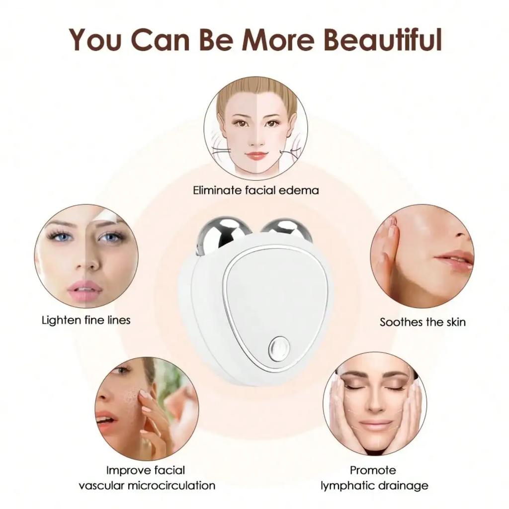 Portable Facial Beauty Device, Rechargeable Nanoion Facial Steam Machine, Deep Hydration And Skincare, Women's Gift