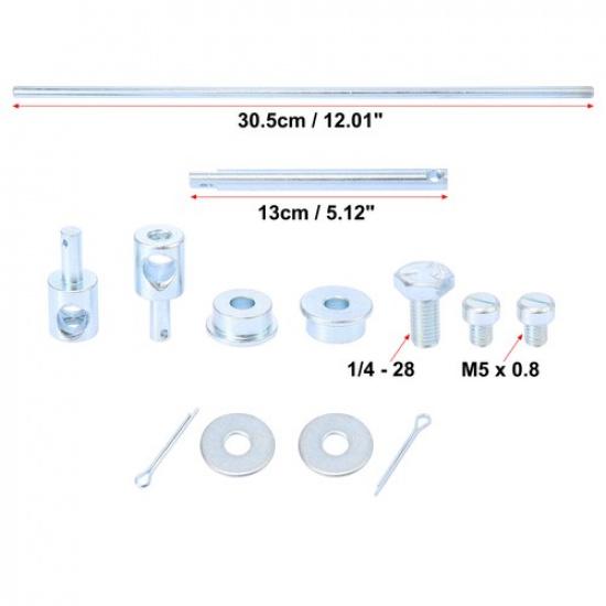 Car Dual Carburetor Linkage Replacement For Barry Grant Carbs