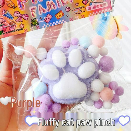 Plush Cat Paw Stress Relief Toy