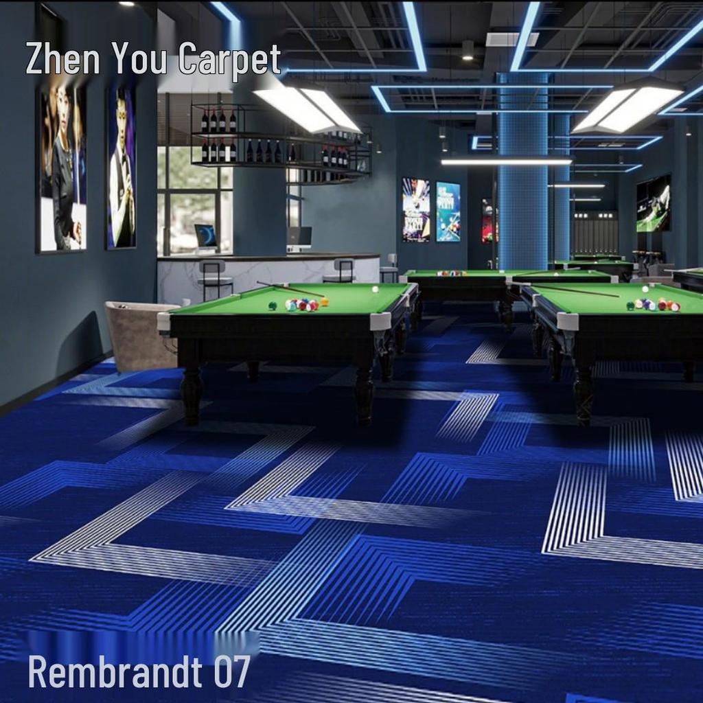 Fire-Resistant, Durable, Colorfast Billiard Room Nylon Carpet 650g
