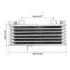 Engine  Oil Cooler For Suzuki GSXR1000 GSXR 1000 2007-2008 Aluminium Motorcycle