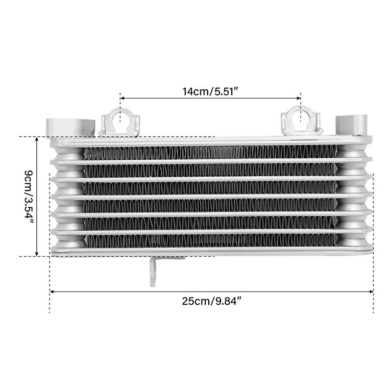 Engine  Oil Cooler For Suzuki GSXR1000 GSXR 1000 2007-2008 Aluminium Motorcycle