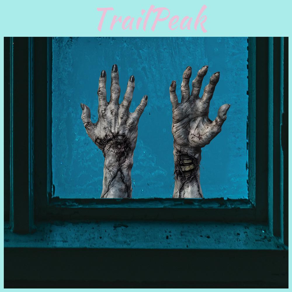 Halloween Arm Horror Uv Static Glass Window Display Home Decor Stickers Wall