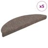 Self-adhesive Stair Treads 5 Pieces 56 X 17 X 3 Cm Semicircular