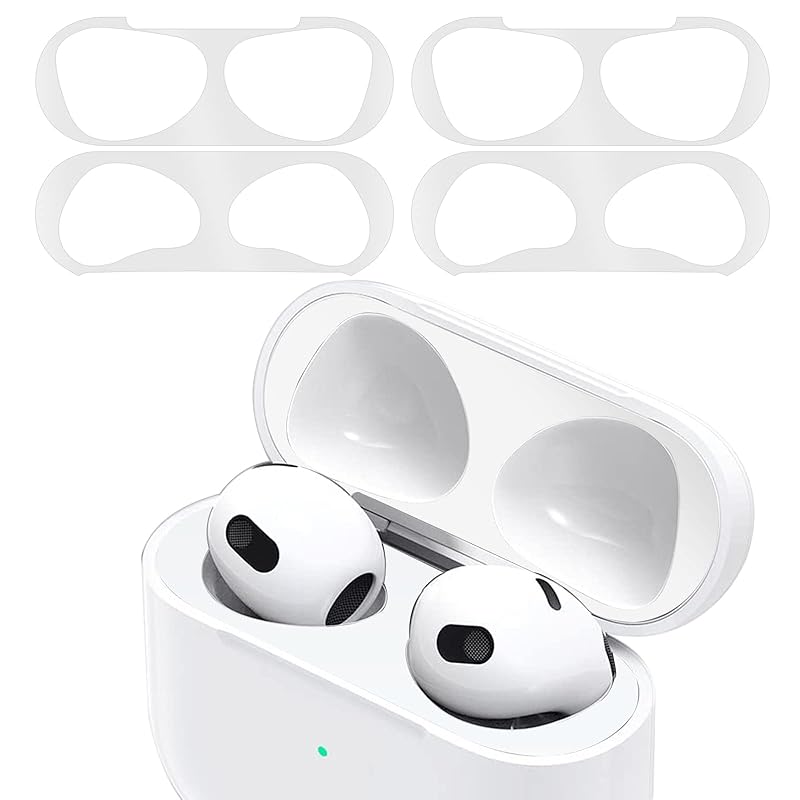 

ANYOI AirPods 3 for dust guard [2 sets 0.02mm Ultra thin] air pods for 3 guard cover third generation Guard cover failure prevention adsorption dust