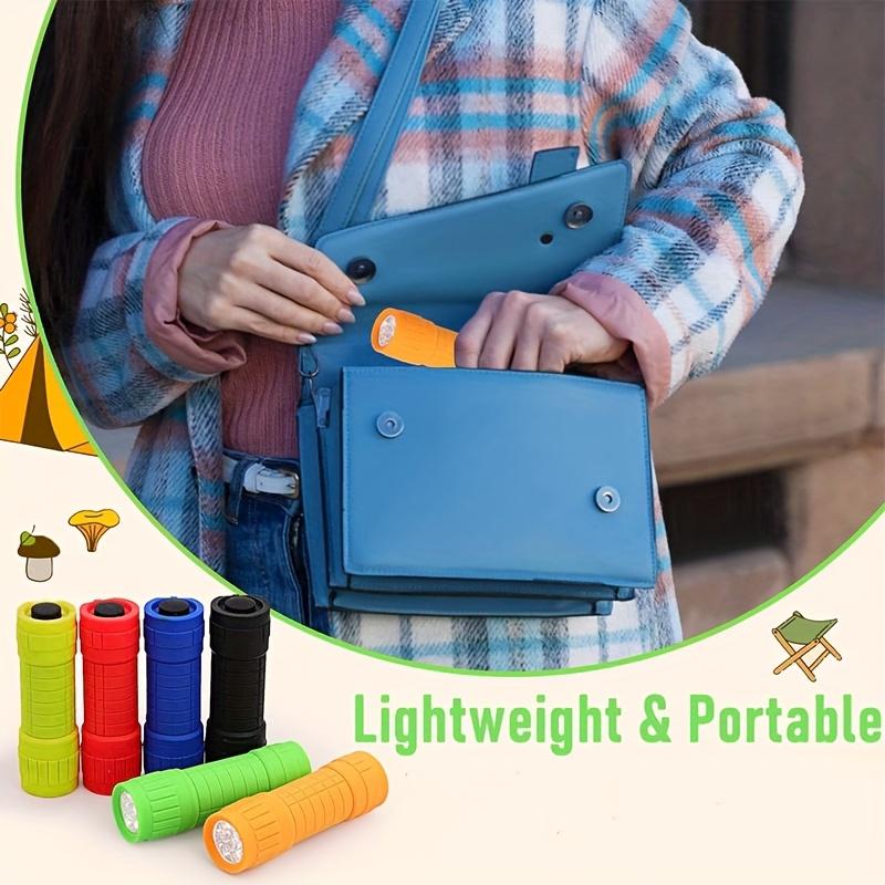 Mini Portable Flashlight Nine XPE Lamp Beads Strong Lighting Using 3*AAA Batteries Pocket Outdoor Emergency Torch Children Gifts