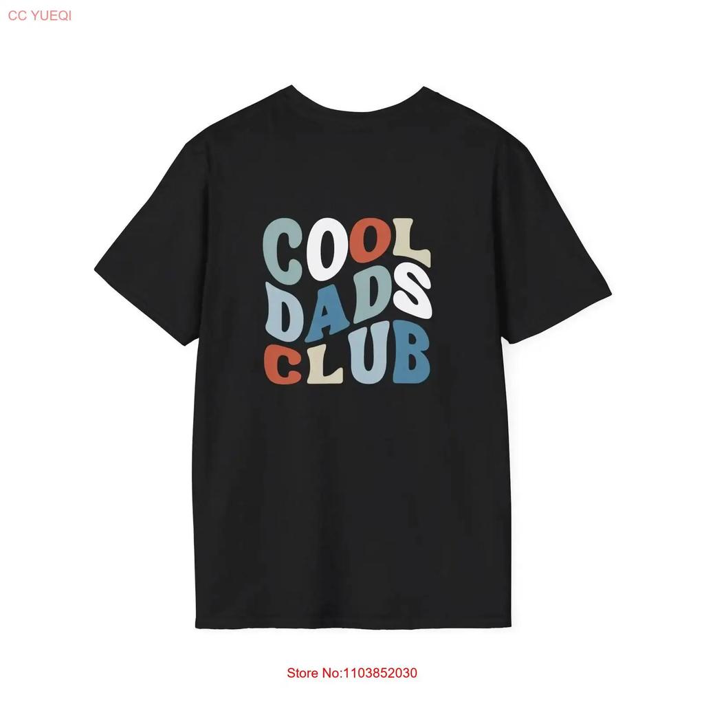 Cool Dads Club T Shirt Fun Fathers Day For Casual Dad Outfit Family Gatherings Birthday Vintage Washed Top For Everyday Wear
