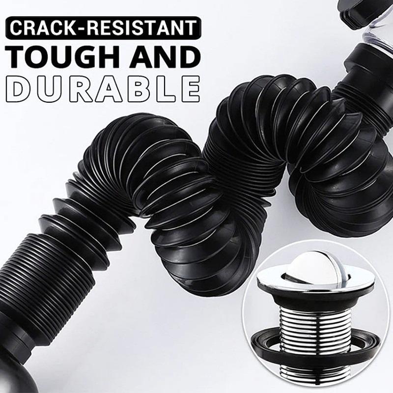 Universal Sink Drain Pipe Set Retractable Deodorant Sewer Drainage Water Hose Bathroom Kitchen Wash Basin Drainer Accessories