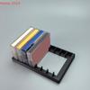 1 Pcs Cassette Tape Storage Rack Audio Cassette Tape Holder Rack 8/10 Slot Total Cassette Tape Organizer Rack For Studio Desktop