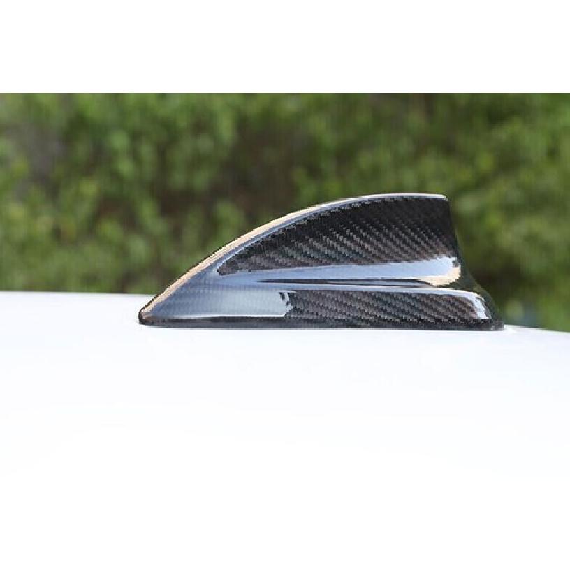 For BMW 7 Series 2016-22 Dry Carbon Fiber Car Roof Shark Fin Antenna Aerial Trim
