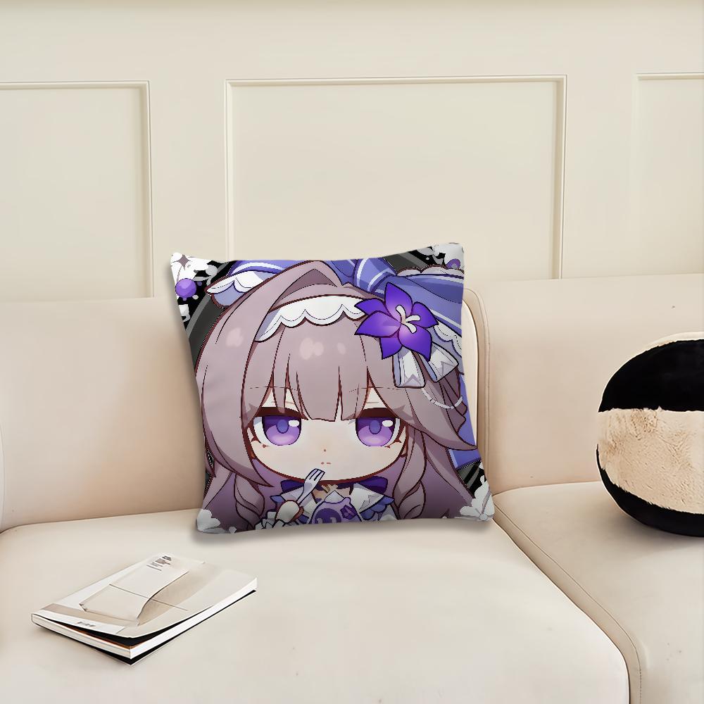 Game Honkai Star Rail cushion cover Pillow Cover Decoration Room Home Sofa living Office Car Nordic Simplicity