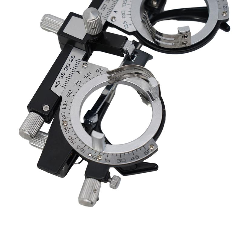 Lightweight Metal Or Plastic Trial Frame Trial Frame 15.50*6.00*3.50cm Lenses Can Be Rotated 32.5mm. Practical