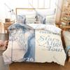 Housse de couette Freya Skye + 2 taies d'oreiller, Ensemble de literie imprimé chanteuse actrice britannique Tissu doux Décoration de chambre à coucher Cadeau pour la famille de Freya