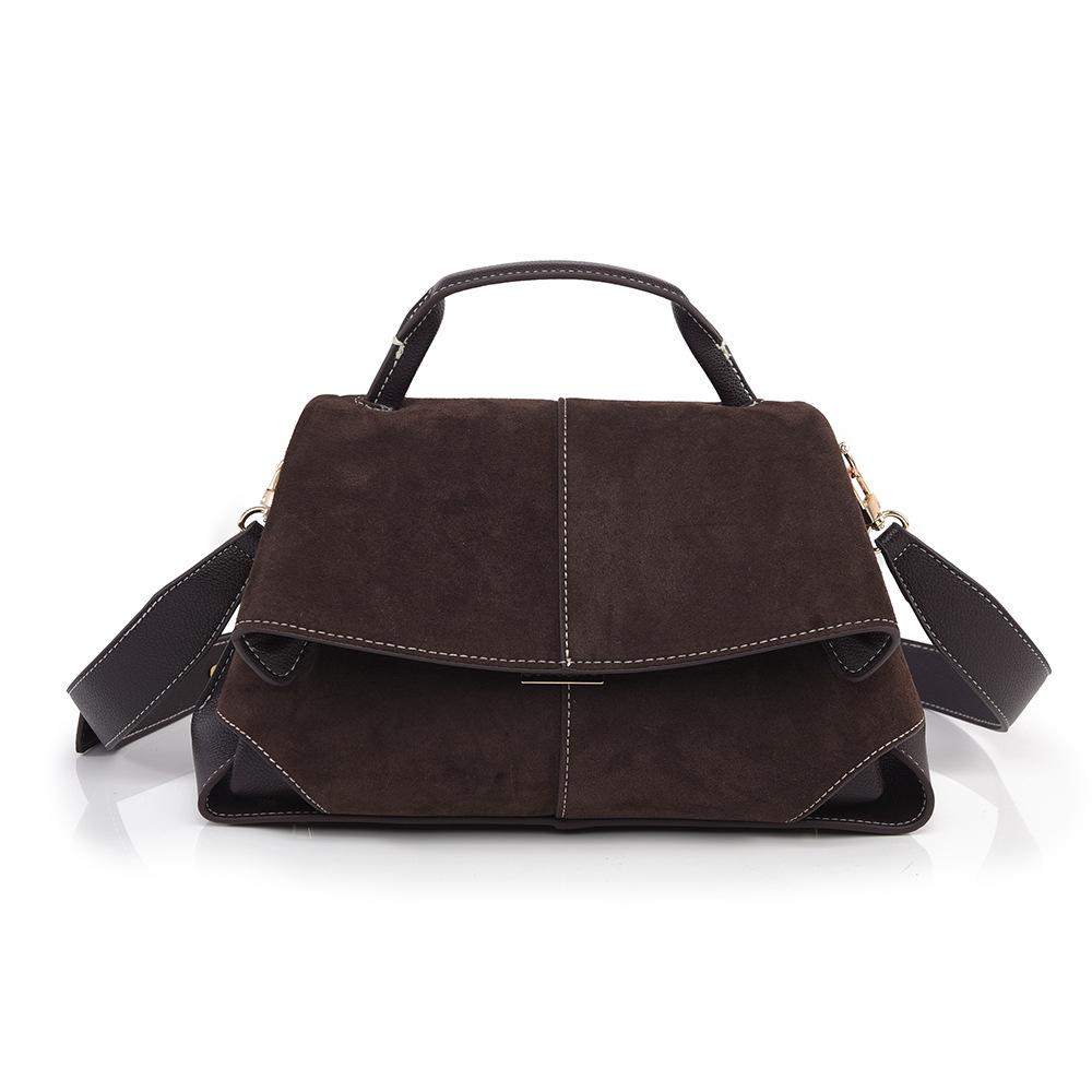 Damen Handtasche Herbst und Winter Neu Mattes Leder Tasche, Weibliches Nischen Design Gefühl, Schultertasche, Große Kapazität Pendler Tasche