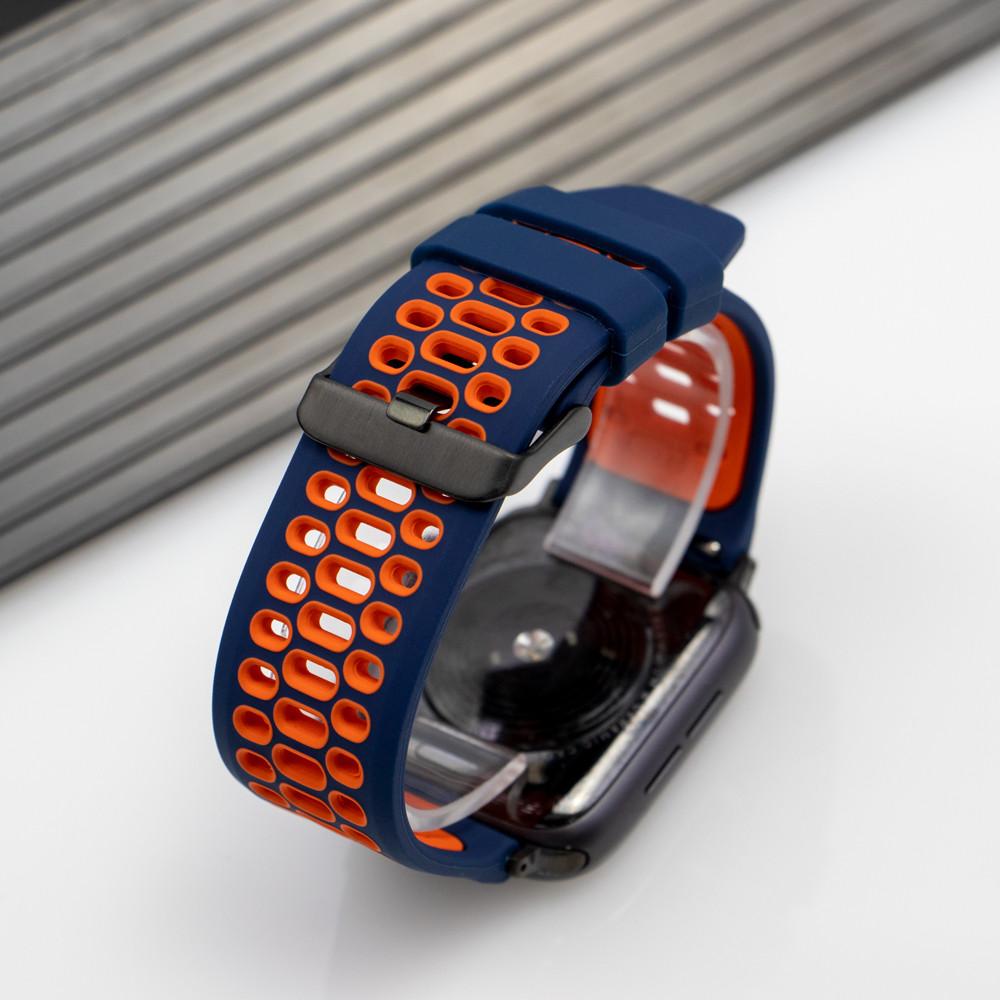 Sport Silicone Strap For Apple Watch Ultra 2 49mm Bracelet Wristband For Apple Watch Series 10 9 8 7 SE 6 46mm 45mm 44mm 42mm
