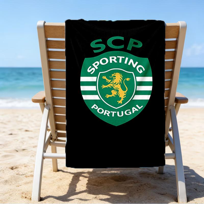 Sporting Cp Wappen Emblem Mikrofaser Strandtuch, Leicht Und Schnelltrocknend, für Sommerreisen, Strand-Essential, Schwimmbad Outdoor