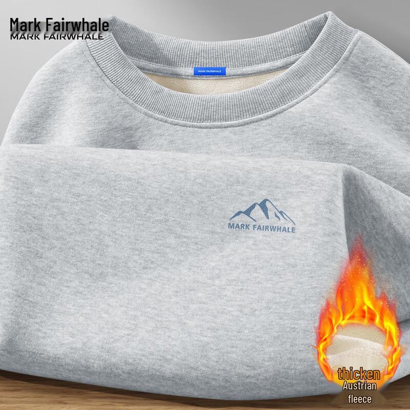 

Mark Fairwhale Men s Fleece-Lined Loose Fit Sweatshirt 3XL