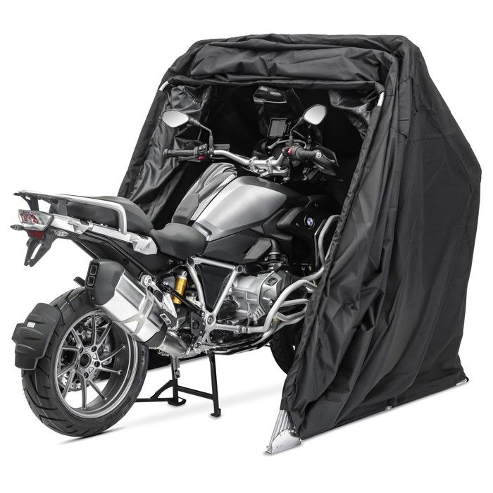 XXL Foldable Motorcycle Garage - Motoguard ST4700 - 338x138x188 Cm - 600D Oxford Nylon - KS1 Anti-theft Chain