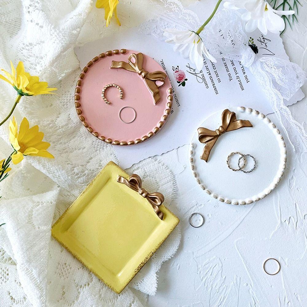 Resin Decorative Jewelry Plate Photo Props Jewelry Dish New Jewelry Display Tray Jewelry