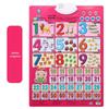 Leleyu Embossed Sound Wall Chart: Early Education Toy for Kids (Pinyin & Numbers Learning)