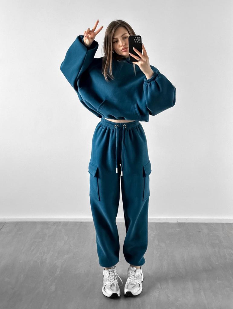 2025 Fall/Winter Women's Fashion Sportswear Casual Hoodie Set