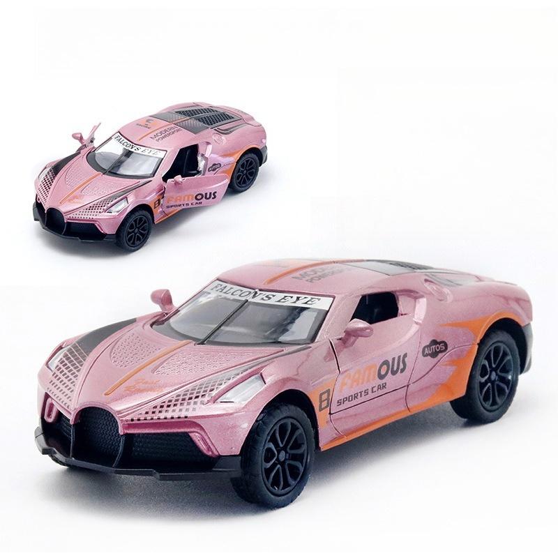 AAZN1 [Boxed] 1 To 36 Alloy Car Model Double Door Pull Back Children's Car Toy Store Men's Gifts Are Hot