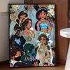 Disney Diamond Painting 5D DIY Jasmine Diamond Painting Set Suitable for Adults/Beginners Creative Gift Home Decoration
