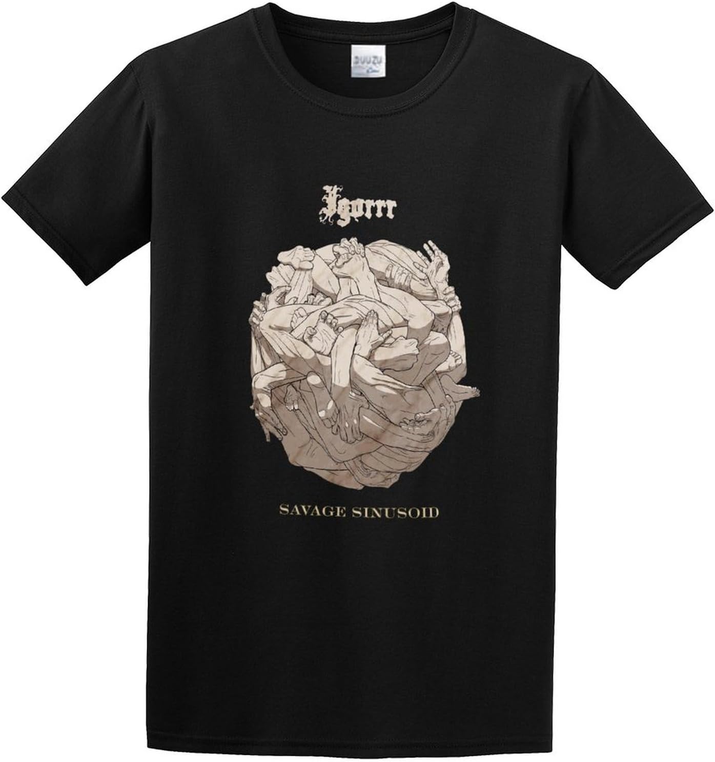 Unisex T-Shirt New Savage Sinusoid Igorrr Metal Cotton Black 3XL чёрный