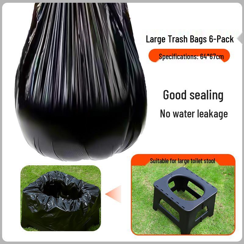 Folding Tent Supplies: Toilet Accessories & Trash Bag Solidifier