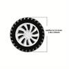8pcs Suitcase Wheel Rubber Cover Roller Silent Shock-Absorbing Sleeve Universal Wheel Protective Sleeve Travel Accessories