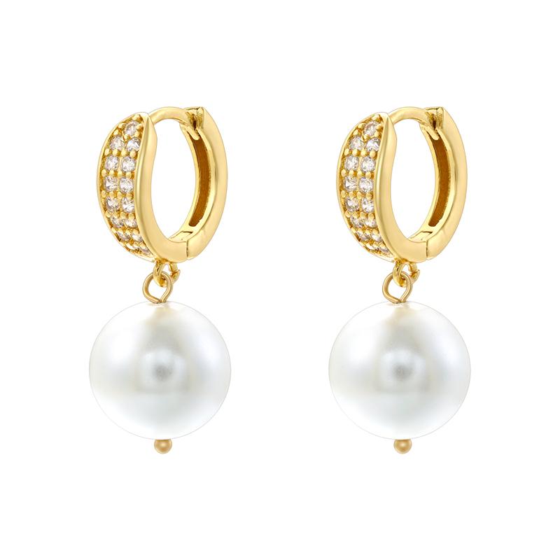 ZHUKOU 7 kinds of different earring clasp pearl earrings for women :VE1405-VE1411