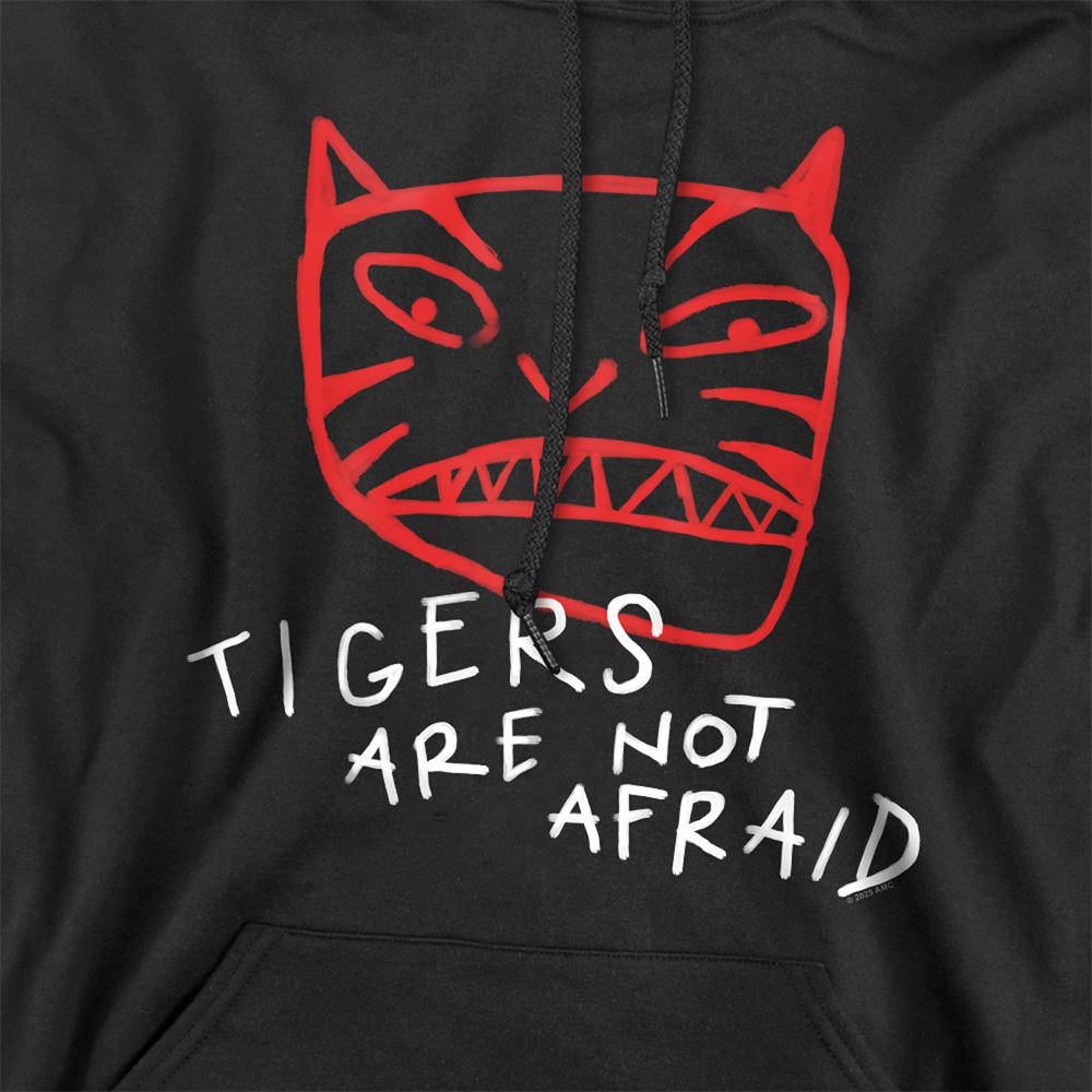 Tigers Are Not Afraid Unisex Adult Tiger Head Hoodie