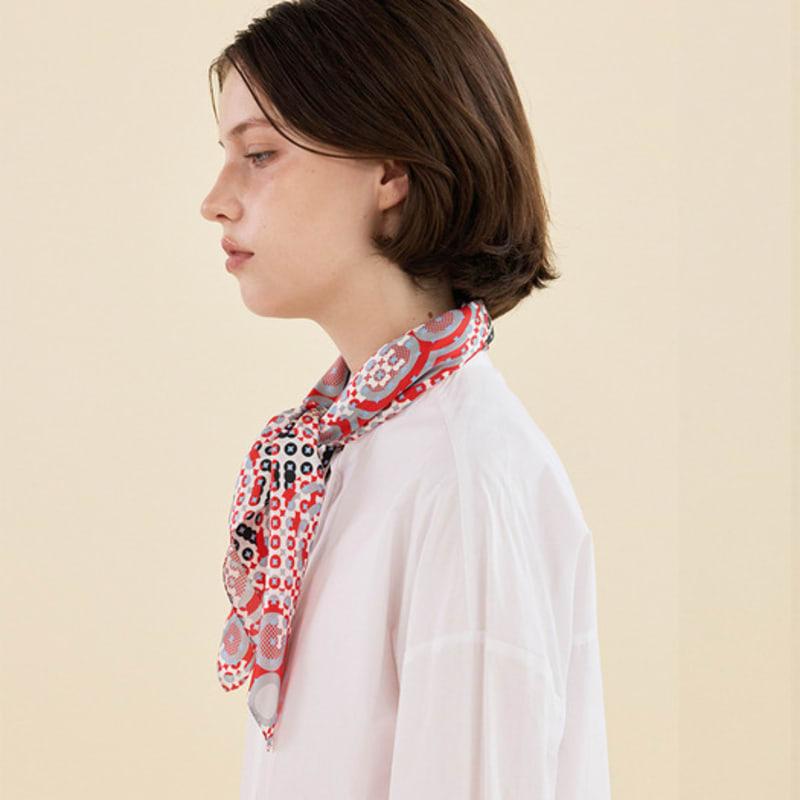 

2DREAMERS Red Eco Silk Scarf single type