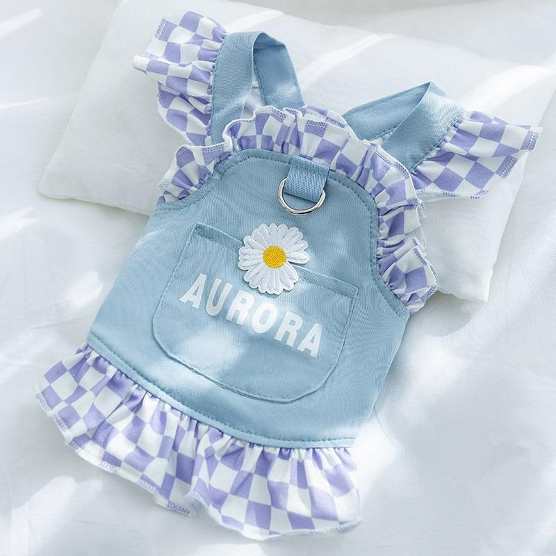 Pet Dress Cat Suspender Skirt Dog Clothes Summer Teddy Than Bear Universal Small Puppy Spring Summer Thin