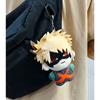 Anime MHA Figure Izuku Midoriya Katsuki Bakugou Shoto Todoroki Plush Toys Soft Plush Keychain Doll Cute Sofa Pillow Pendant Gift