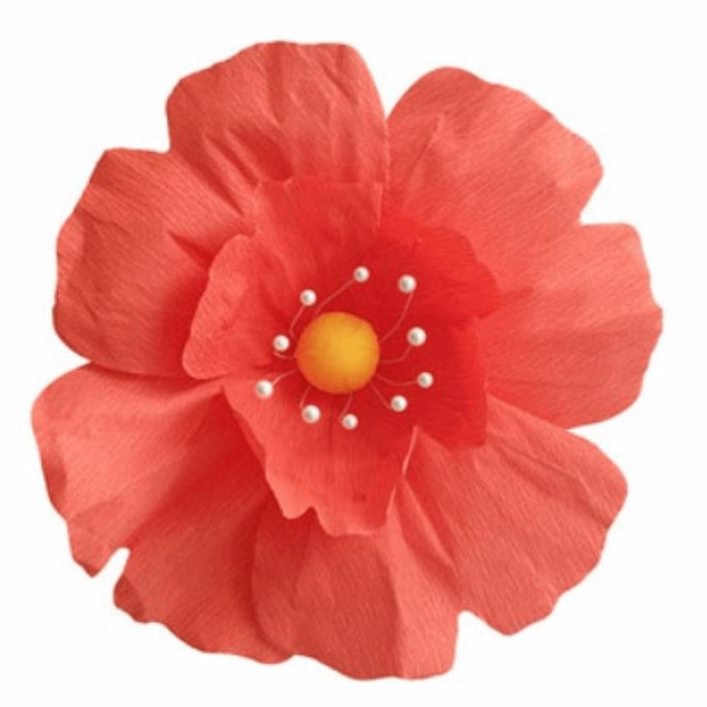 Wrinkles Paper Simulated Flower Crepe Paper 3D Flower Paper Flower Wall Layout Window Display Three-dimensional Paper Art