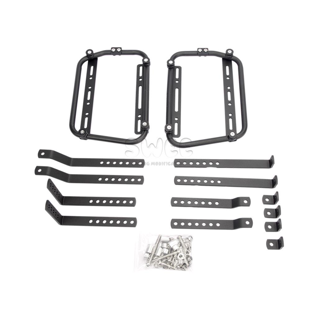 Universal Motorcycle Aluminum Side Boxes – Waterproof, Anti-Collision, Quick Release (18L/28L/35L)